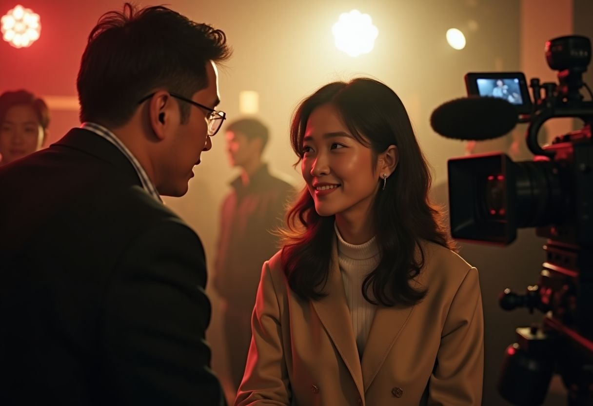 知名导演疑似出轨女二号，片场暧昧画面曝光